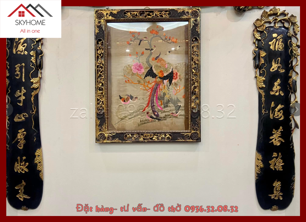 Câu đối thờ chữ Phúc như đông Hải- Nguyên dẫn bán tâm